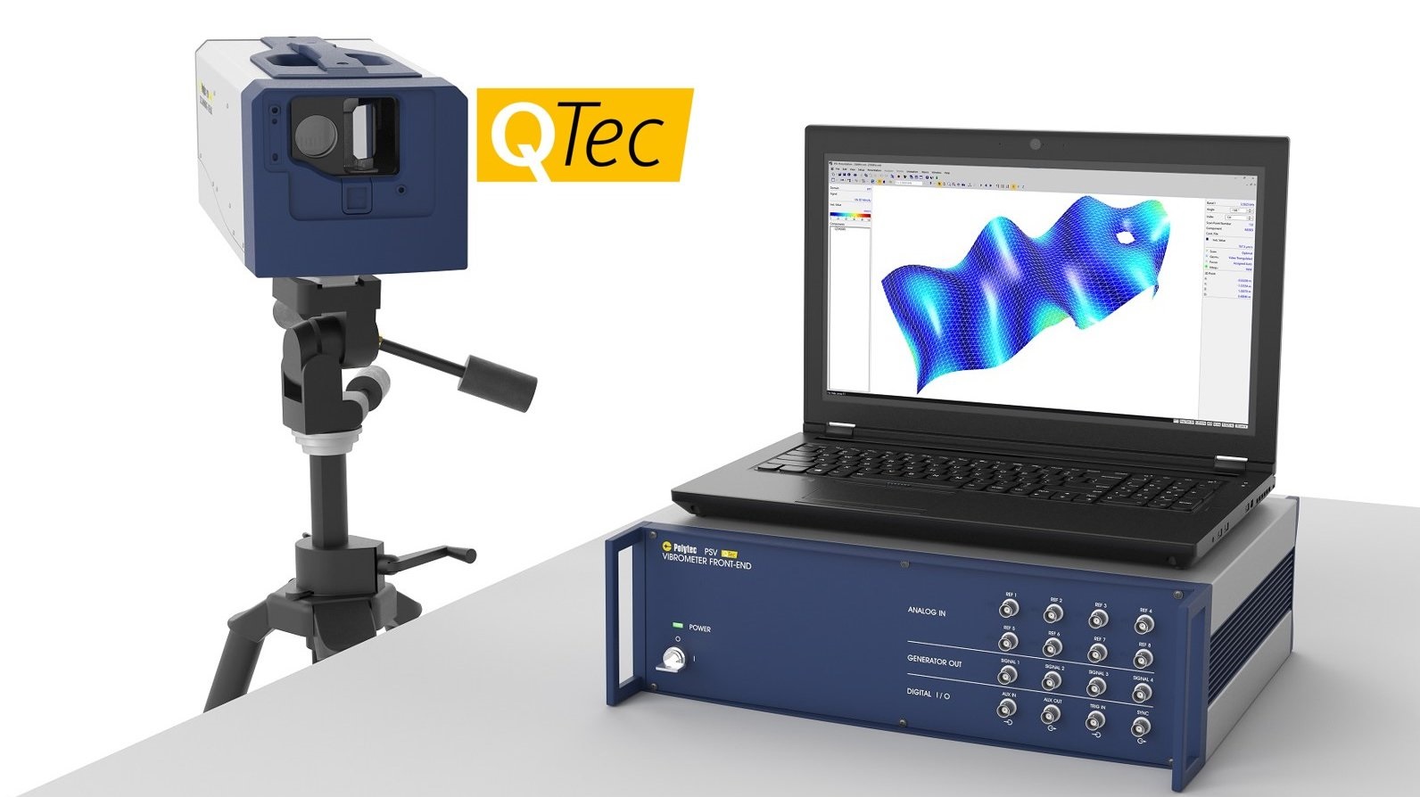 Polytec PSV QTec vibrometer