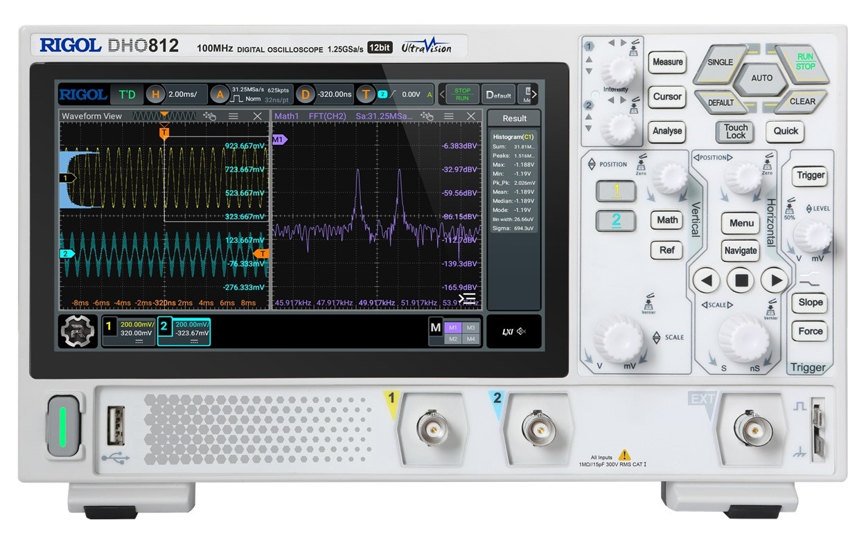 Rigol DHO812 Oscilloscope
