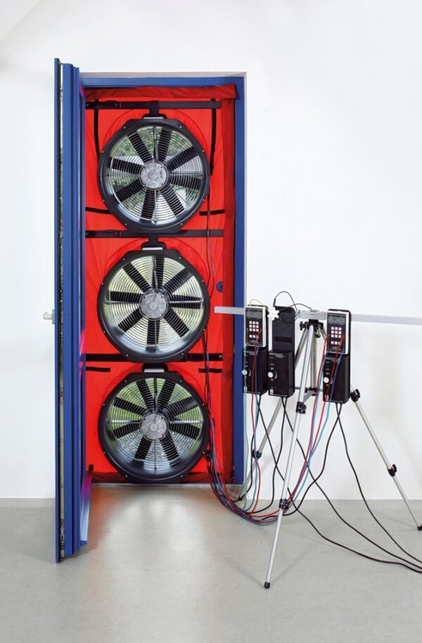 BlowerDoor MultipleFan measurement system for airtightness