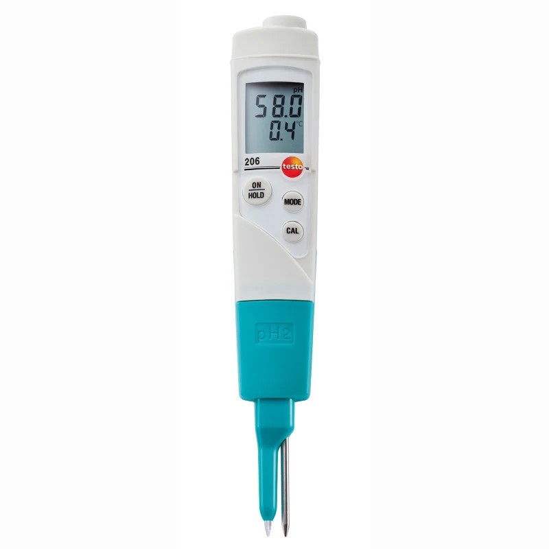 Testo testo 206-pH2 temperatūros ir pH matuoklis (0563 2062)